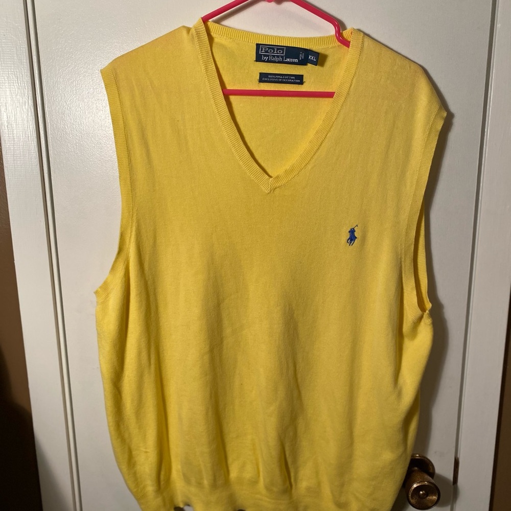 Polo sweater vest
